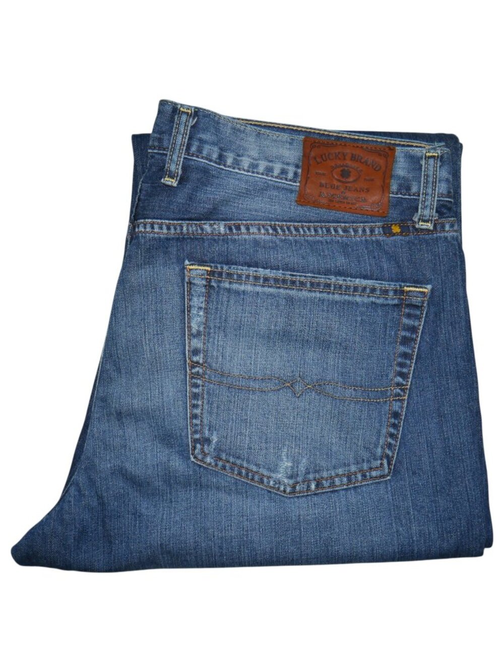 Lucky Brand Men’s 361 Vintage Straight Jeans Dark Wash Denim Blue 33x32